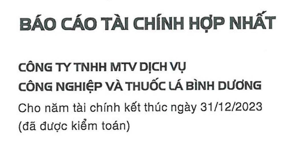 BCTC  Kiểm Toán Hợp Nhất 2023